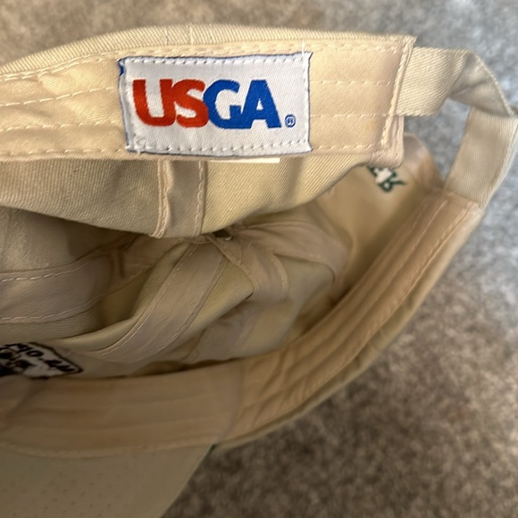 U.S. Open 2007 Oakmont Hat Tan Adjustable USGA Member Squirrel Golf Logo Cap - Picture 3 of 4